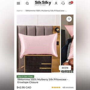 NEW 100% silk 3 piece set